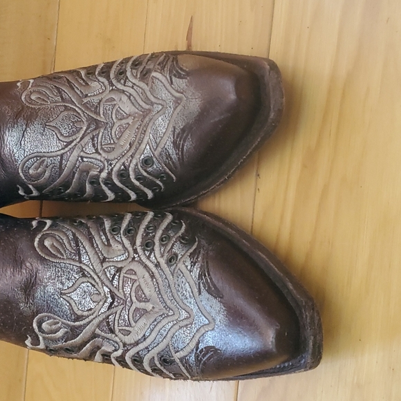 Corral Bronze Metallic Boots - Picture 3 of 7